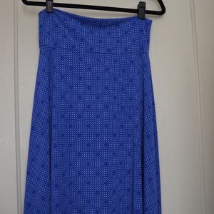 Blue patterned Lularoe Azure M - NEW